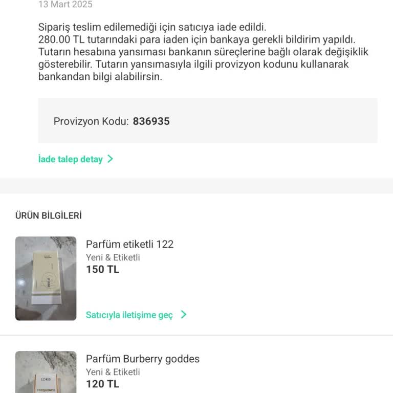 Kayıp Ürünler Ve Yetersiz İade Süreci