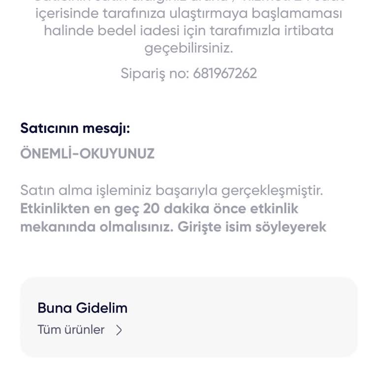 Tiyatro Bilet İadesi Sorunu