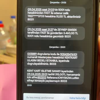 Yüklenen Para Hesaba Geçmedi