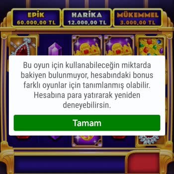 Oyun Hatası Nedeniyle Bakiyem Düşüyor