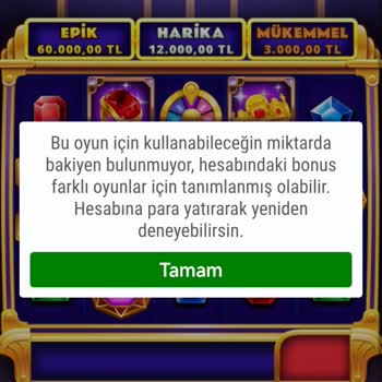 Oyun Hatası Nedeniyle Bakiyem Düşüyor
