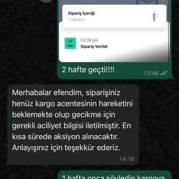 Sipariş Verildi Ürün Yok Satıcıdan Yanıltıcı Bilgiler