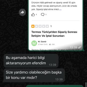 Sipariş Verildi Ürün Yok Satıcıdan Yanıltıcı Bilgiler