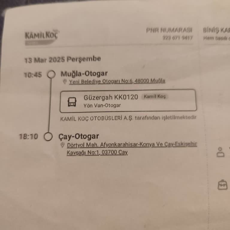 Kamil Koç'un İptal Edilen Sefer Ve İade Sorunu