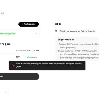 Cointr Platformunda Para Çekme Sorunu