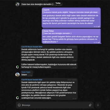 Cointr Platformunda Para Çekme Sorunu
