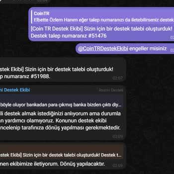 Cointr Platformunda Para Çekme Sorunu