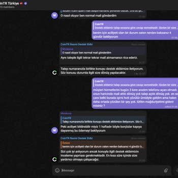 Cointr Platformunda Para Çekme Sorunu
