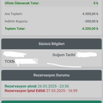 Araç Kiralama İadesi Neden Hâlâ Yapılmadı?