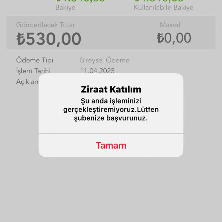 Ziraat Katılım Hesabına Aniden Bloke Konması