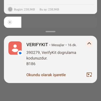 Bilinmeyen Uygulamadan Gelen Doğrulama Kodu Hakkında Şikayet
