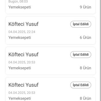 Yemek Sepeti'nde Cüzdan Bakiyesi Sorunu Ve Sipariş İptali