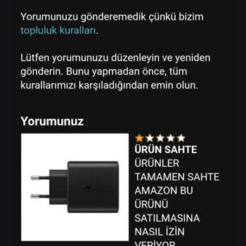 Amazon'da Sahte Ürün Sorunu