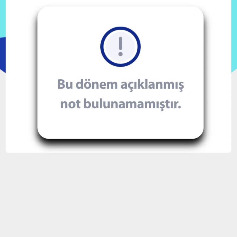 E-Okul Not Bilgisi Görüntüleme Sorunu