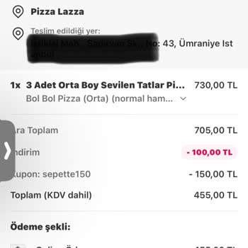 Kaybolan Pizza Siparişi Ve İlgisiz Müşteri Hizmetleri