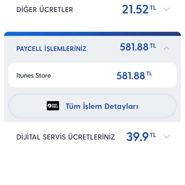 Yanlış Faturalandırma: İTunes Ücretleri