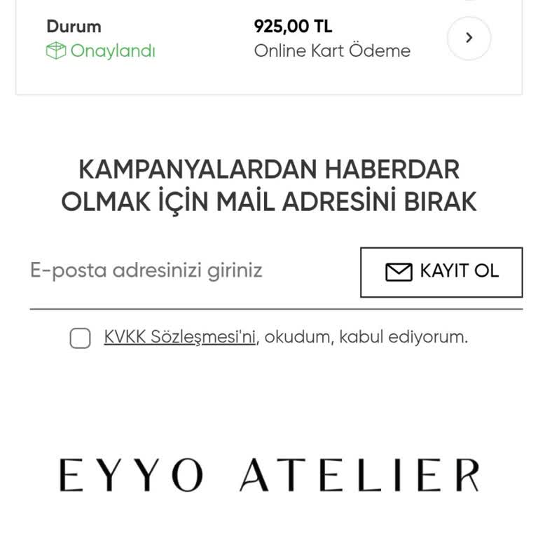 Eyyo Atelier Siparişleri Teslim Edemiyor