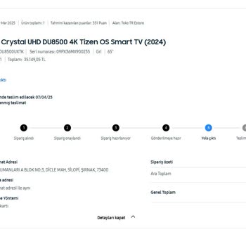 Samsung Siparişim İptal Edildi, Mağduriyetimin Giderilmesini Bekliyorum