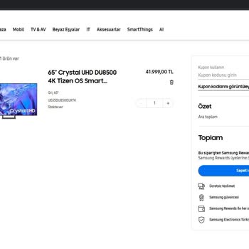 Samsung Siparişim İptal Edildi, Mağduriyetimin Giderilmesini Bekliyorum