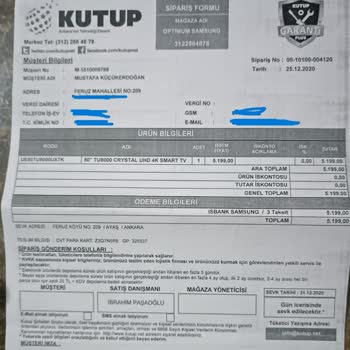 Samsung TV Ekstra Garanti Hizmetinde İlgisizlik