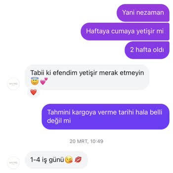 Bayram İçin Sipariş Verilen Elbise Teslim Edilmedi Ve Para İadesi Yapılmıyor