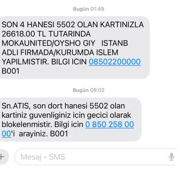 Yetkisiz Kart Çekimi: Acil Düzeltme Talebi
