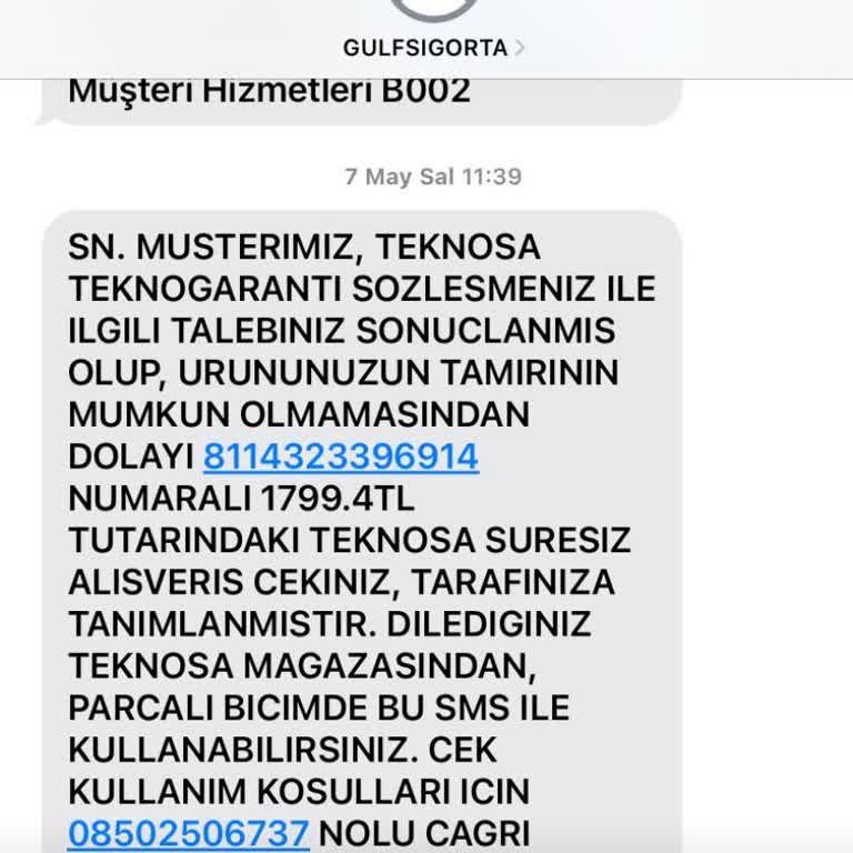Teknosa'da Kullanılamayan Hediye Çeki Sorunu