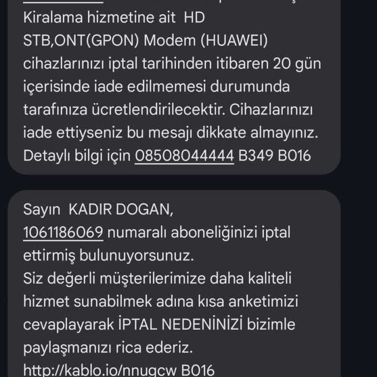 TÜRKSAT Kablo Net Abonelik İptalinde Karşılaşılan Zorluklar