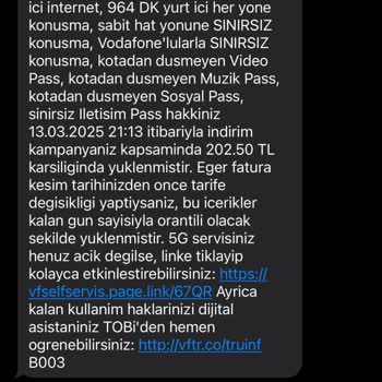 Vodafone'un Yanıltıcı Taahhütleri Ve Mağduriyet