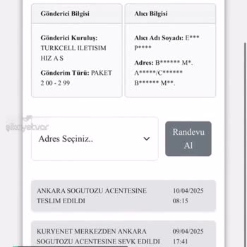 Kuryenet Kargom Dağıtıma Çıkmıyor