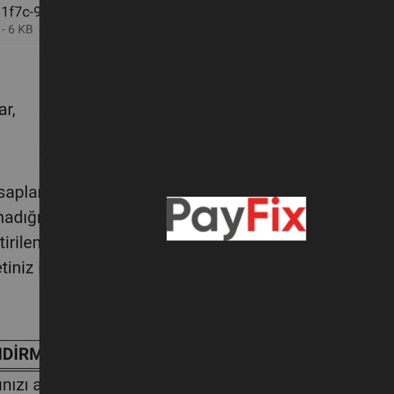 Payfix'te Kaybolan Para Ve İade Sorunu