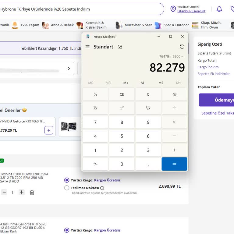 N11'de Toplu Alışverişte Gizli Fiyat Oyunu