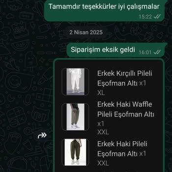 Gerusta'dan Eksik Sipariş Ve Cevapsız Bekleyiş
