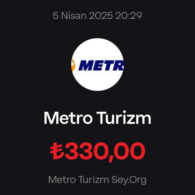 Metro Turizm'den İptal Edilen Biletin Ücreti İade Edilmedi