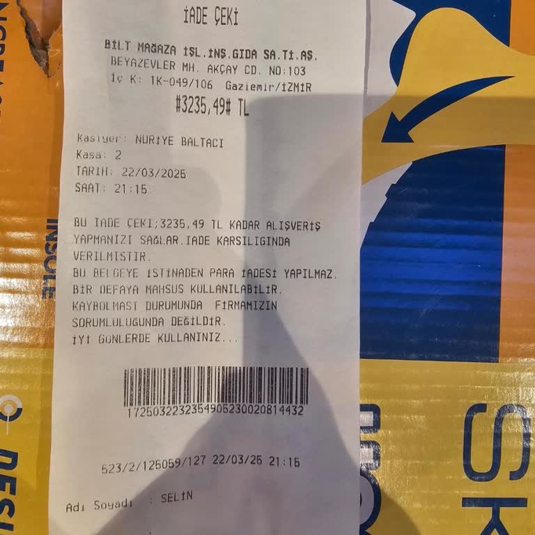 Boyner'den İade Süreci Ve İletişim Sorunu