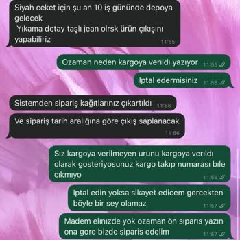 Kargoya Verilmeyen Ürün İçin İade Sorunu