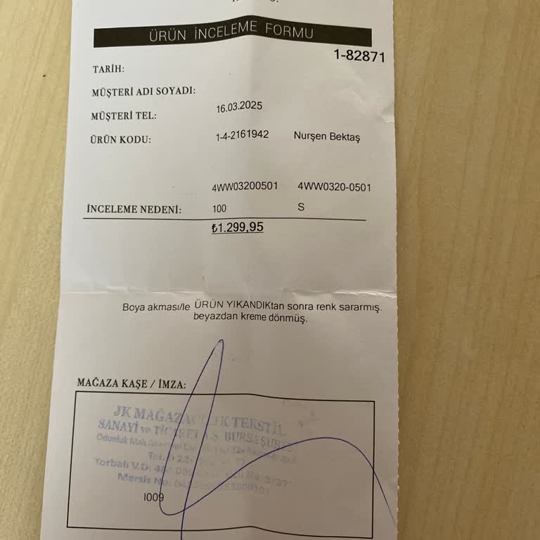 Yıkama Talimatına Uygun Yıkadım, Mağdur Oldum!