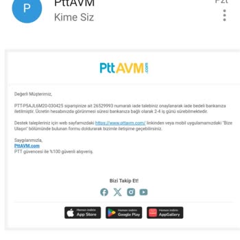 Yanlış Ürün Ve İade Sorunu: Epttavm'den Beklenen Geri Ödeme