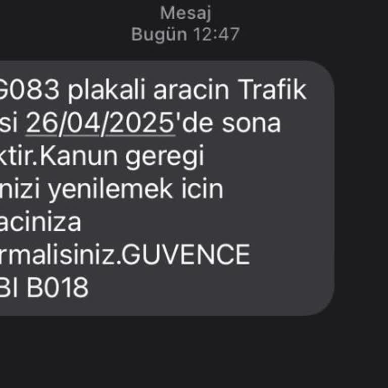 Yanlış Araç Sigortası Mesajı: Ehliyetsiz Ve Araçsız Müşteriye Bildirim