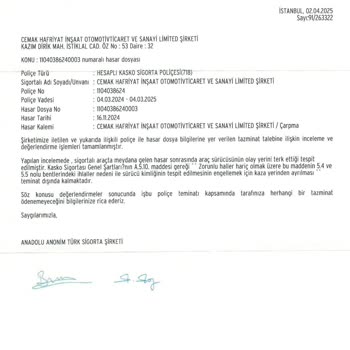 Anadolu Sigorta'nın Onay Sürecindeki Tutarsızlık Ve Mağduriyet
