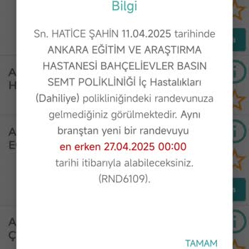 Doktorun Tavrı Ve Randevu Sistemi Mağduriyeti