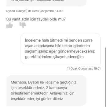 Kampanya Hediyesi Gönderilmedi