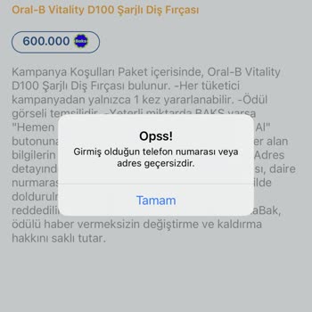 Hediye Puanlarımı Kullanamıyorum!