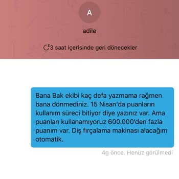 Hediye Puanlarımı Kullanamıyorum!