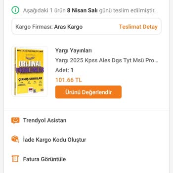 Aras Kargo'nun Yanıltıcı Teslimat Süreci Ve İletişim Eksikliği