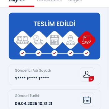 Aras Kargo Teslim Edilmemiş Paketi Teslim Edildi Gösteriyor