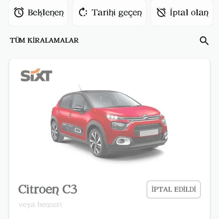 İptal Edilen Araç Kiralaması Sonrası İade Sorunu