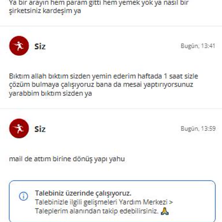 Yanlış Teslimat Ve Yetersiz Destek