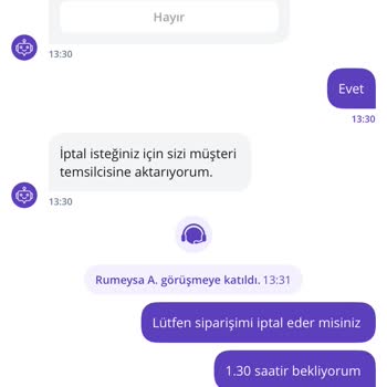Siparişim Gelmedi, Müşteri Hizmetleri İletişimsiz