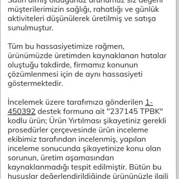 Skechers Ayakkabıda Beklenmedik Yırtılma Ve İlgisizlik